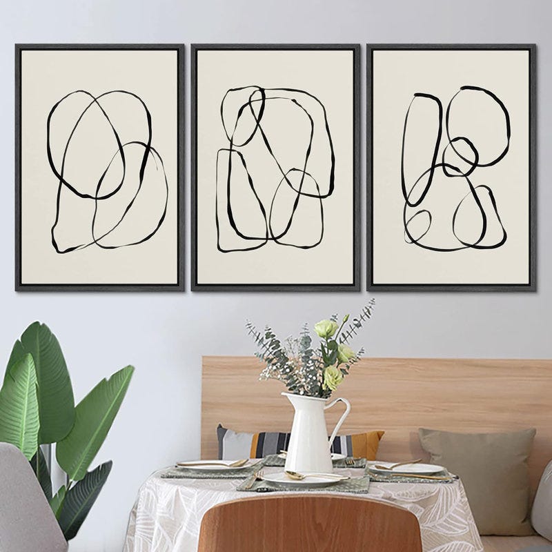 Veggkunstsett