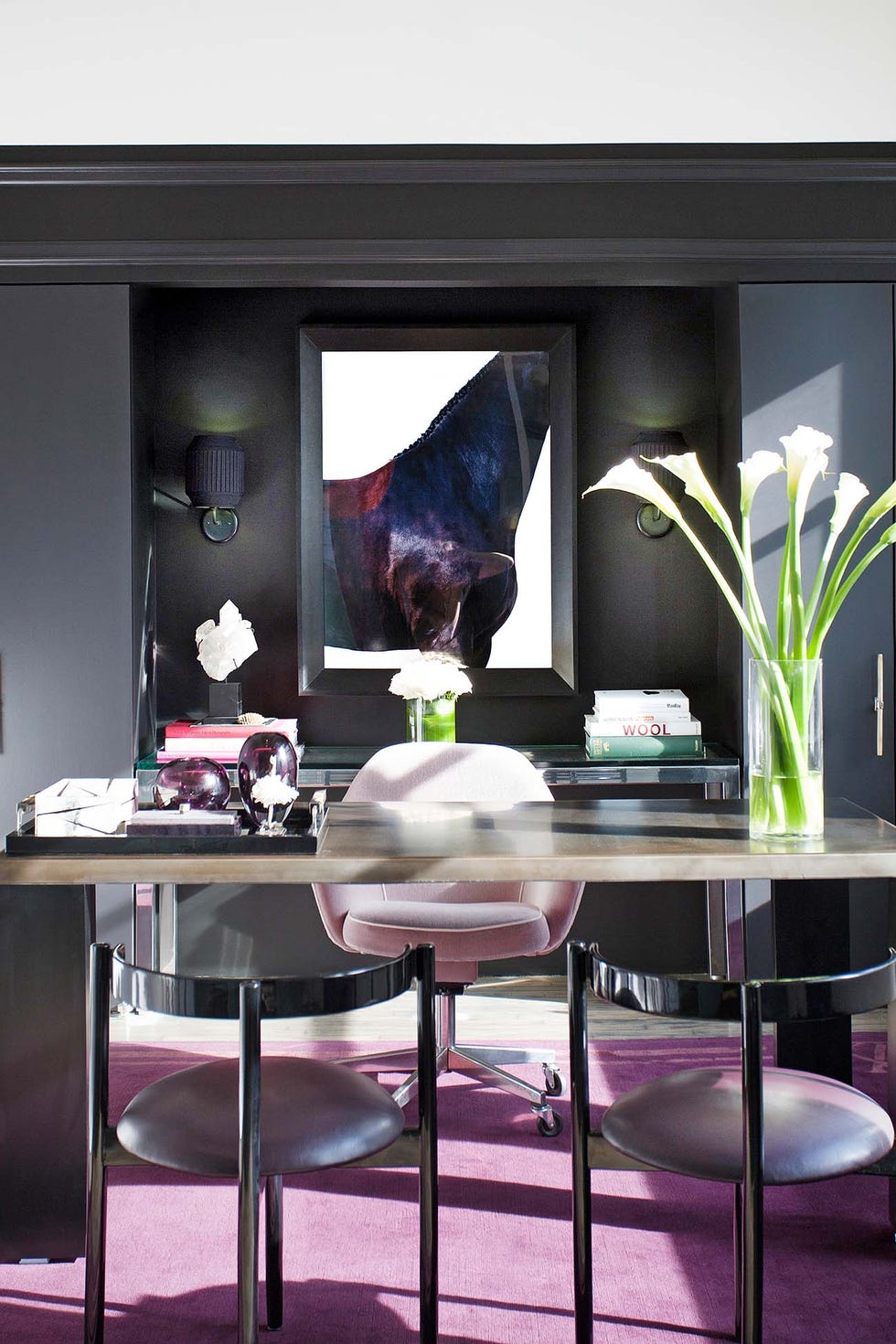 Møbler, Rom, Bord, Interiørdesign, Salongbord, Lilla, Fiolett, Spisestue, Stue, Design, møbler, rom, bord, interiørdesign, salongbord, lilla, fiolett, spisestue, stue, design,