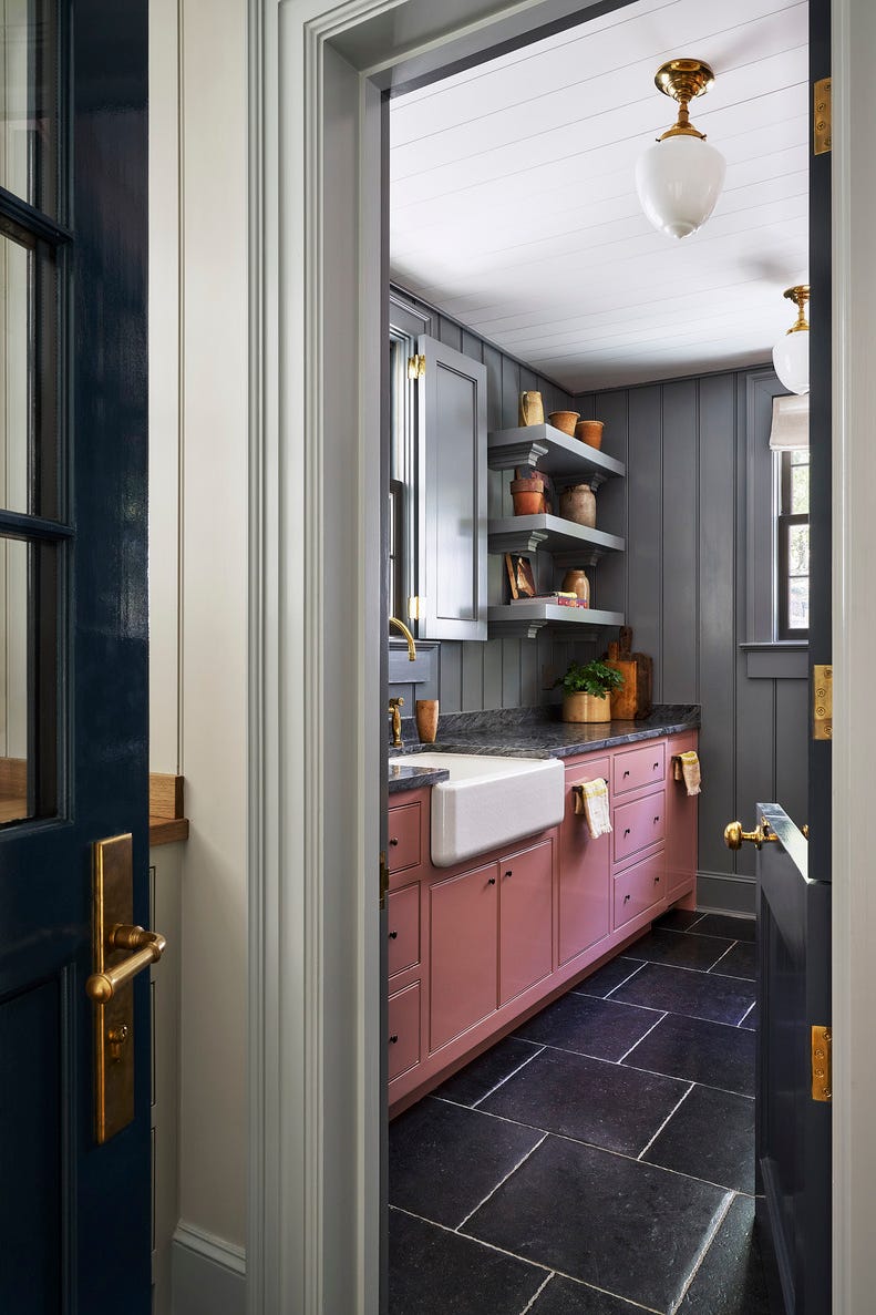 maleren elizabeth stern's nashville ranch hjem designet av liz bonesio interiør butler pantry