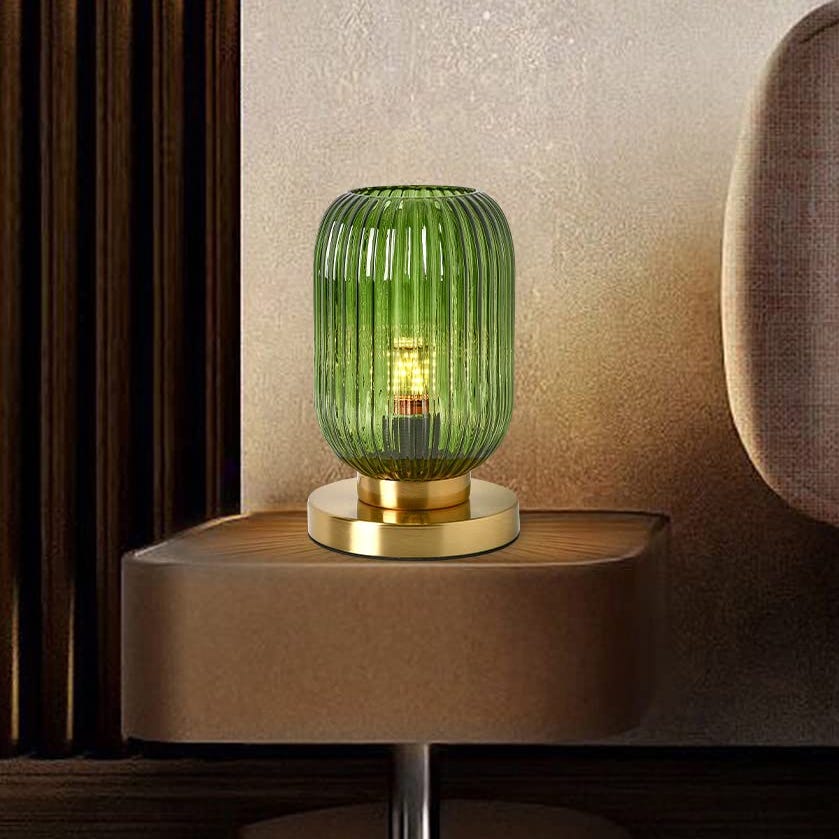 Bordlampe i glass