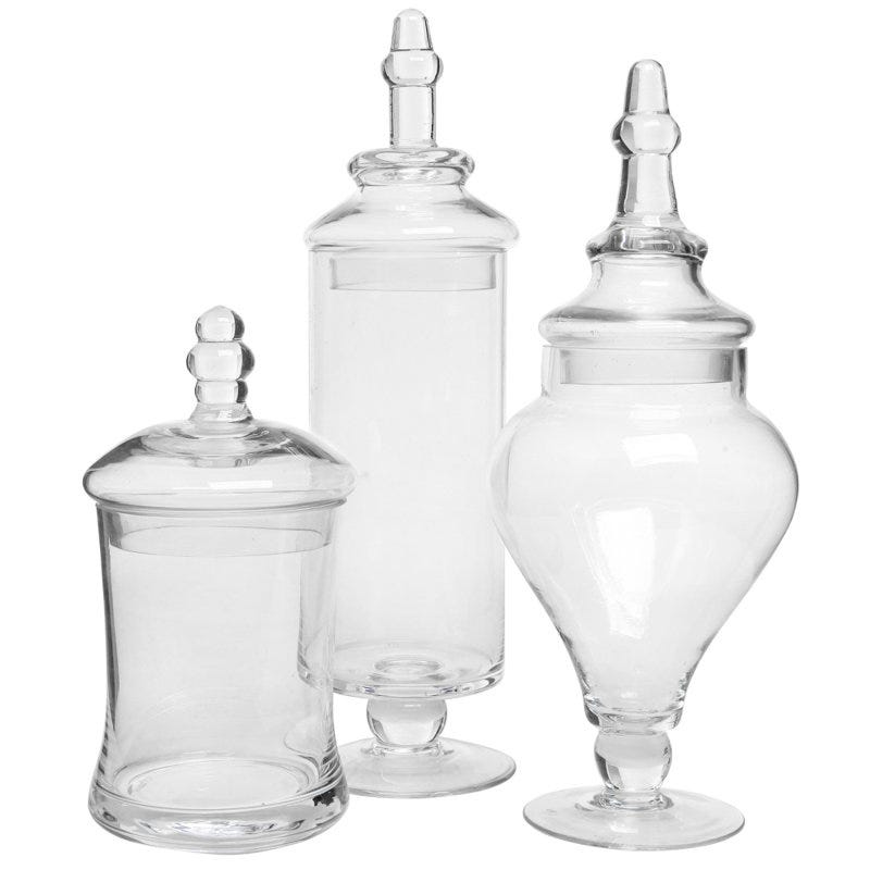 Egehan Apotekkrukke i glass Egehan Apotekkrukke i glass