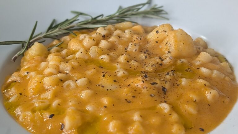 Max Bagaglinis pasta con provola & patate: I dag