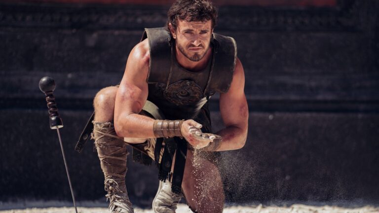 Paul Mescal entrer arenaen pÃ¥ Gladiator II irsk premiere
