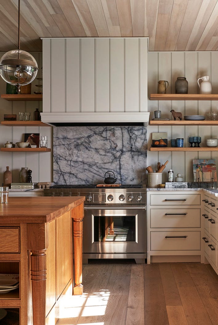 maleren elizabeth stern's nashville ranch hjem designet av liz bonesio interiør kjøkken