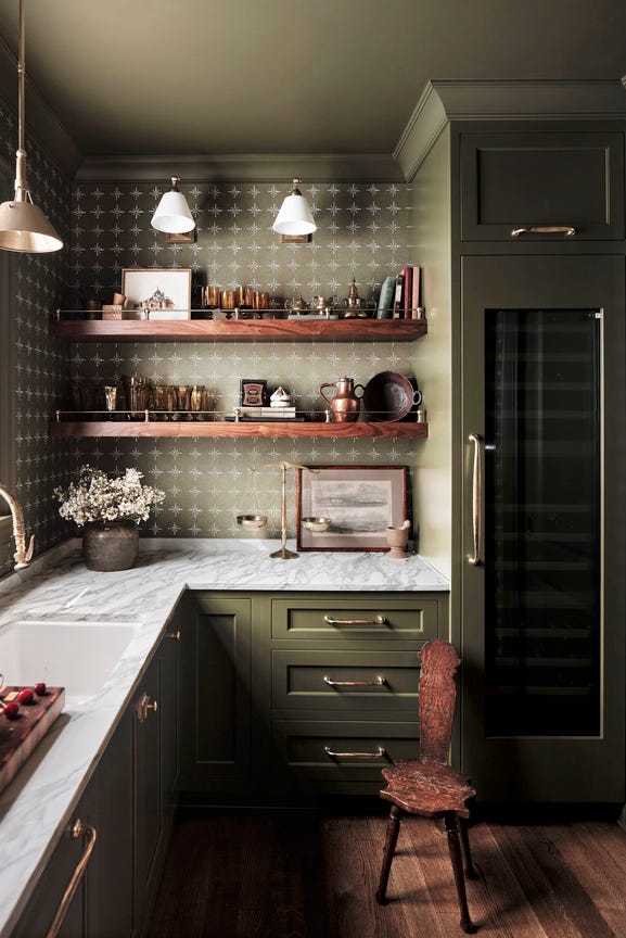 kjøkken i East Memphis, Tennessee, designet av lindsey black interiors