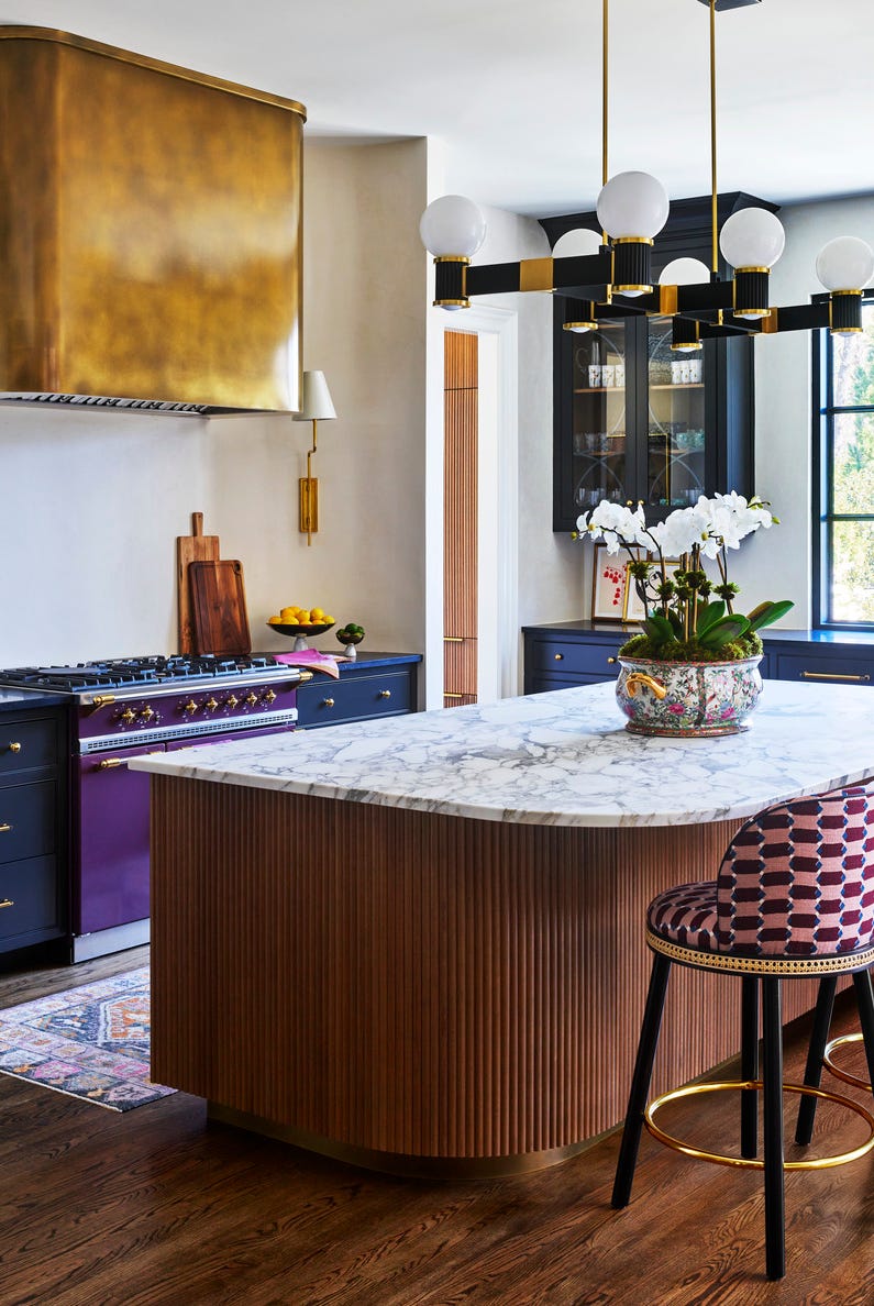 georgisk hjem, i raleigh, nord-carolina designet av charlotte lucas design kitchen