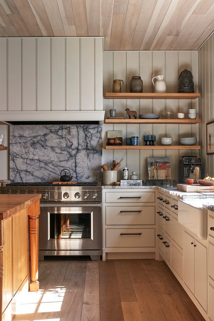 maleren elizabeth stern's nashville ranch hjem designet av liz bonesio interiør kjøkken