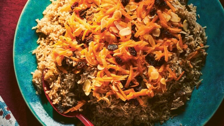 Nadiya Hussains kabuli pulao med qorma-e-sabzi