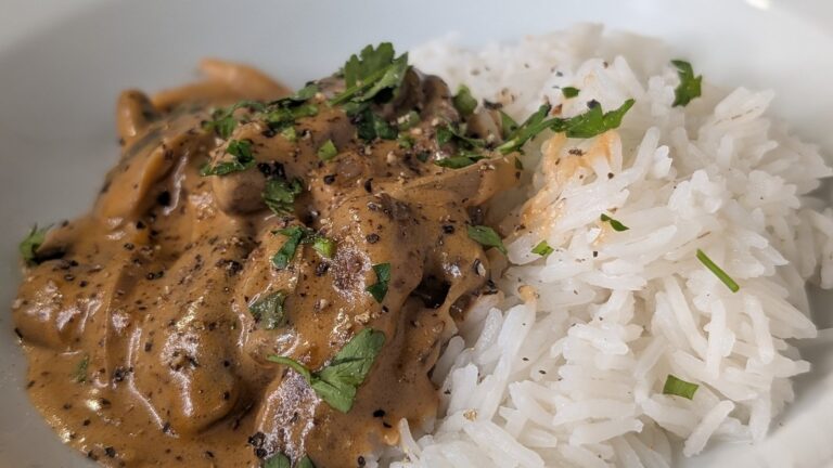 Sarah Butler's Beef Stroganoff: I dag