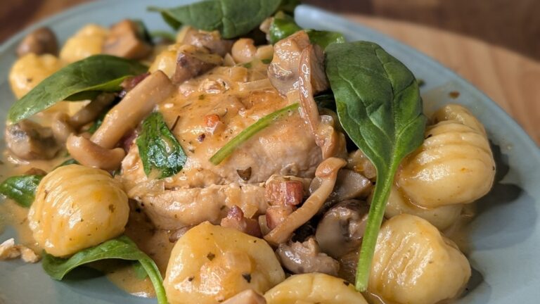 Kevin Dundon's Creamy Mushroom Chicken and Gnocchi: I dag