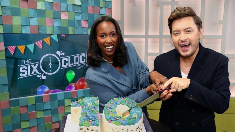 Six O'Clock Shows Brian Dowling Gourounlian: 'Vi er bare sÃ¥ glade for at vi er her'