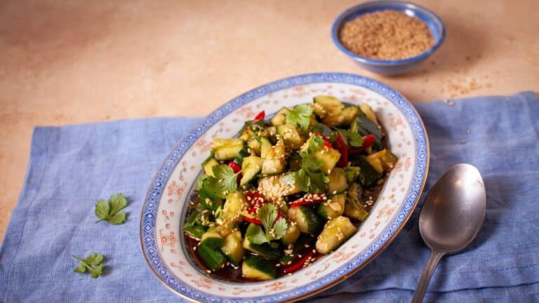 Eva Pau's asiatiske agurksalat