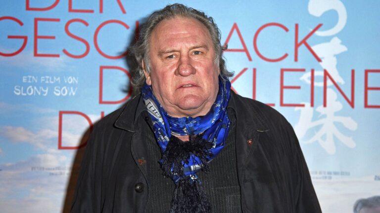 Den franske skuespilleren GÃ©rard Depardieu pÃ¥ prÃ¸ve i Paris for seksuelle overgrep