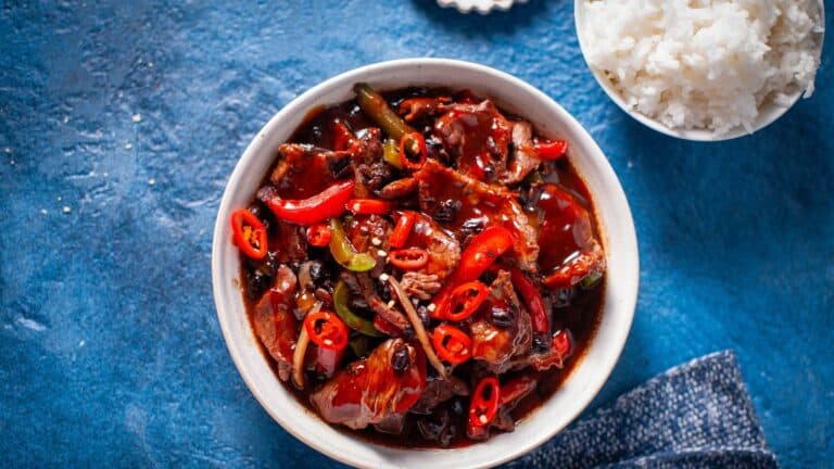 Eva Pau's Black Bean Beef