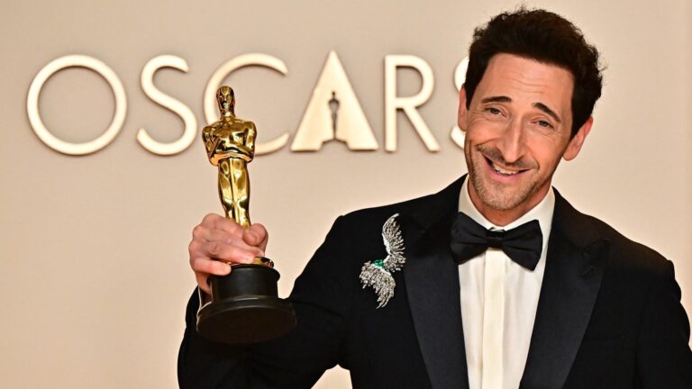 Adrien Brody bryter lengste Oscar