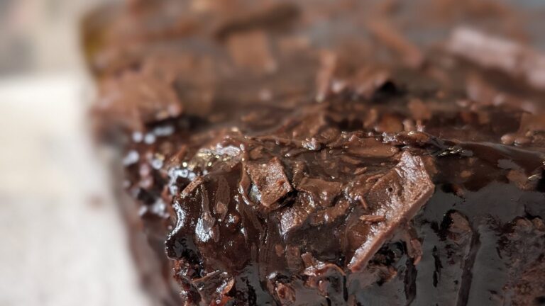 Sarah Butler's Chocolate Loaf med Ganache: I dag