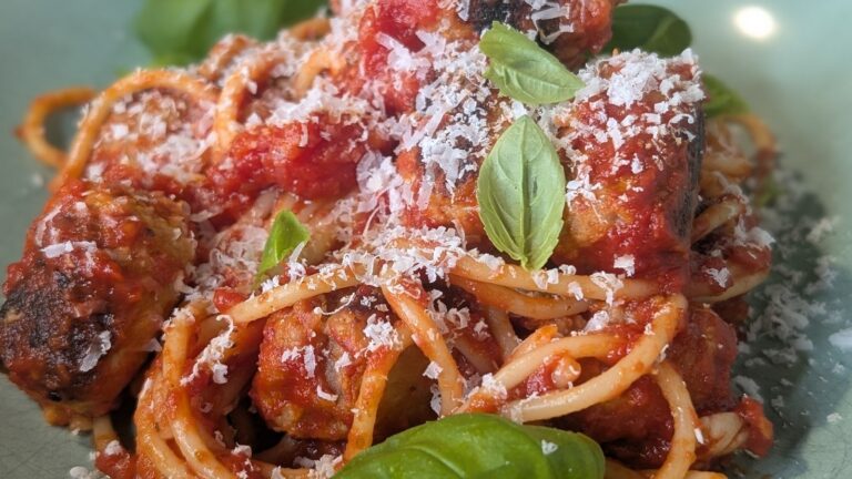 Eunice Power's pÃ¸lse kjÃ¸ttboller med spaghetti arrabbiata: i dag