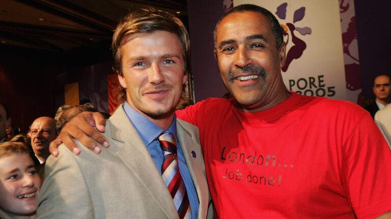 Daley Thompson forteller kjendis Big Brother om hans innkjÃ¸ring med en ung David Beckham