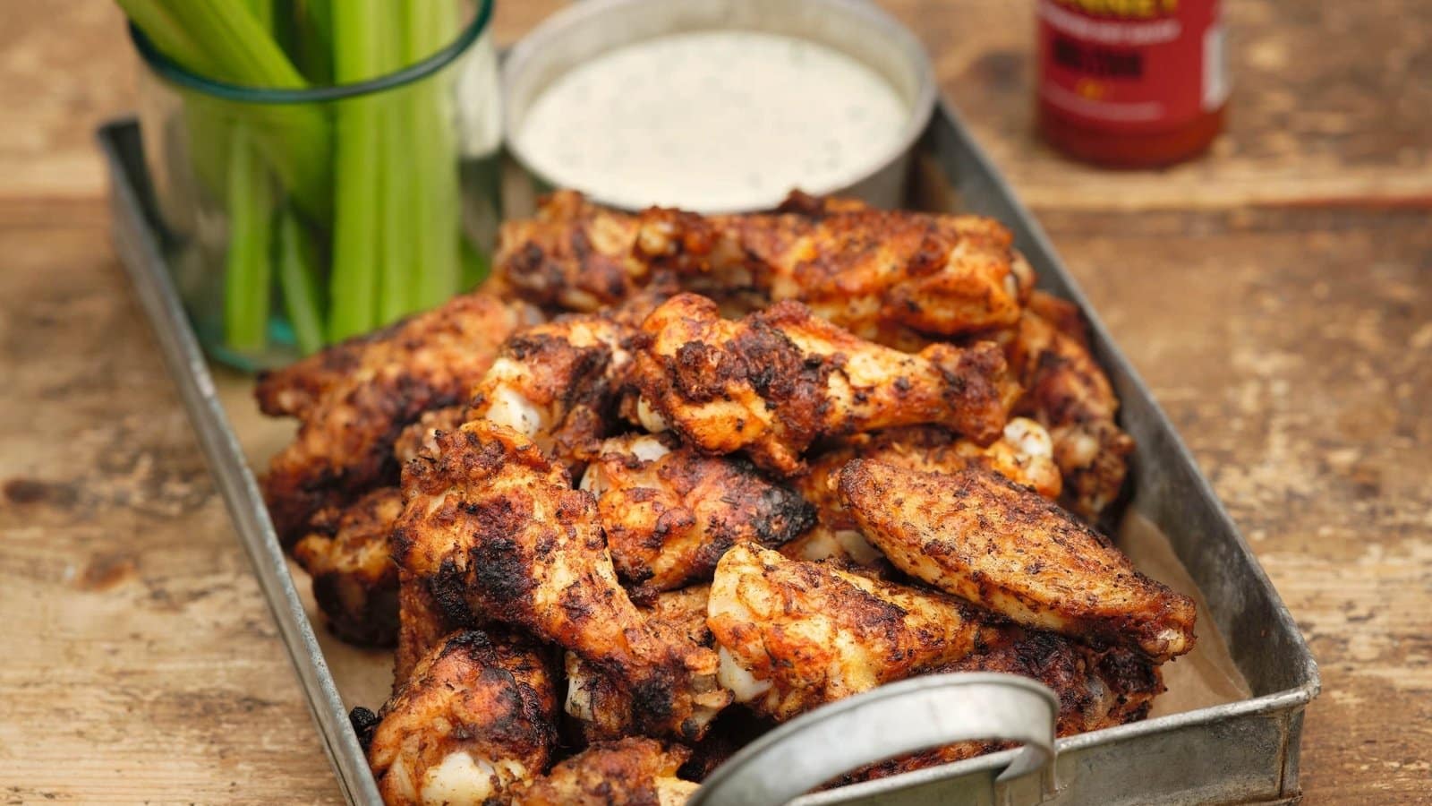 Tom Kerridge's Dry-Rub Buffalo Chicken Wings