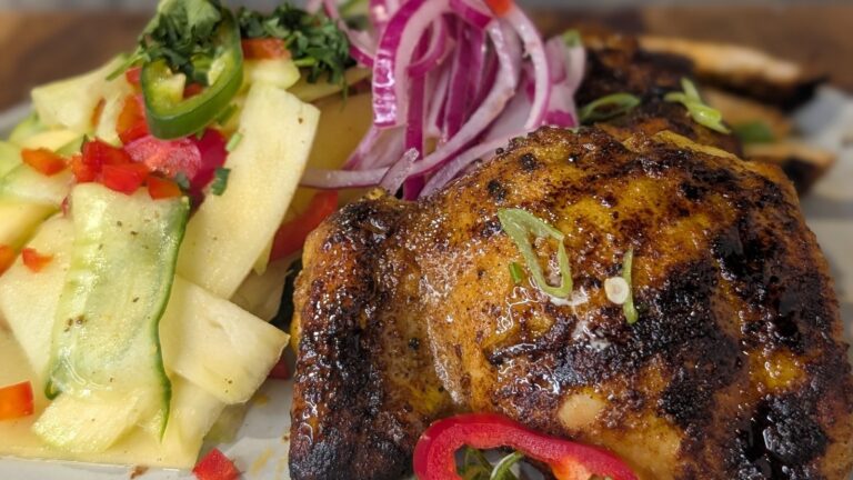 Jeenys latinske grill med grÃ¸nn mangosalat: i dag