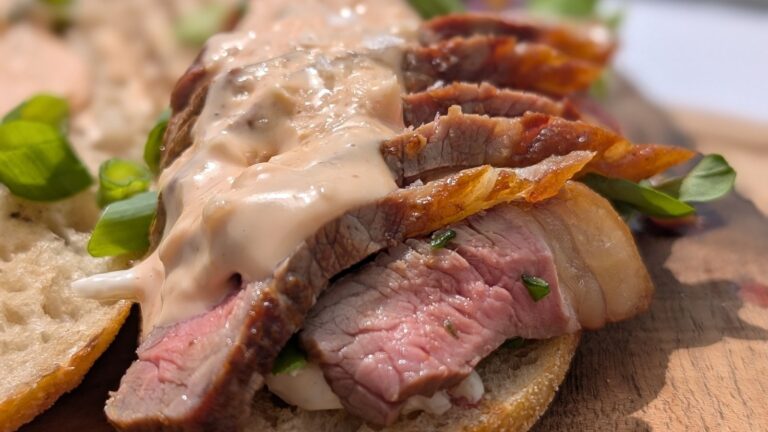 Kevin Dundons Airfryer Striploin Steak Sandwich: I dag
