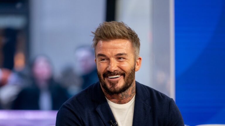 David Beckham blant kjendiser som feirer farsdagen