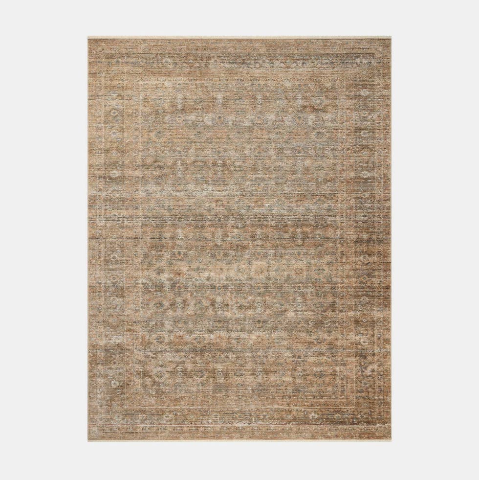 Molly MOL-06 Gold / Blue Area Rug
