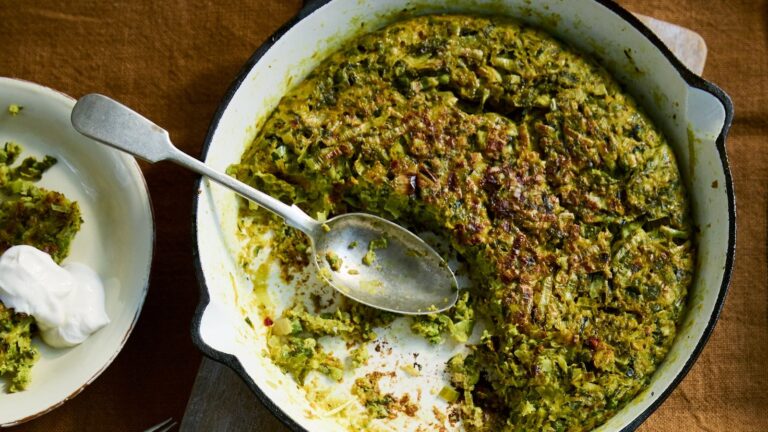 Sami Tamimis Courgette og Leek Ijeh - Arabisk Frittata
