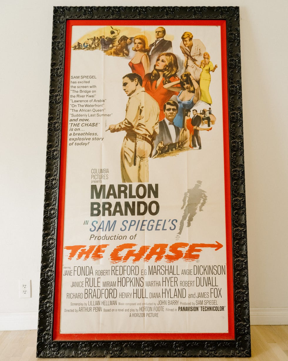 Salgsfremmende plakat for filmen The Chase med Marlon Brando