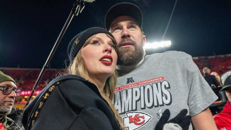 Taylor Swift og Travis Kelce gjÃ¸r 'Red Carpet Debut'