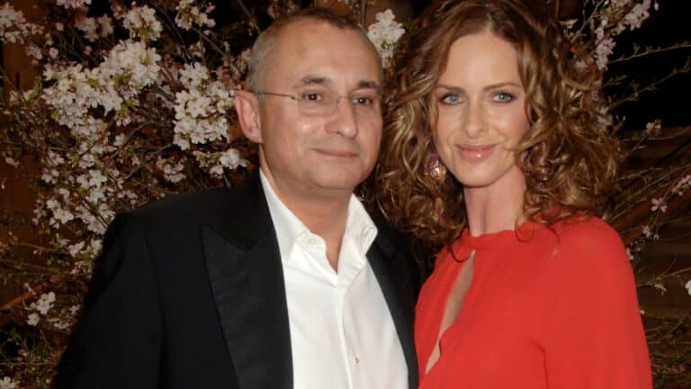 Trinny Woodall diskuterer mannens bortgang