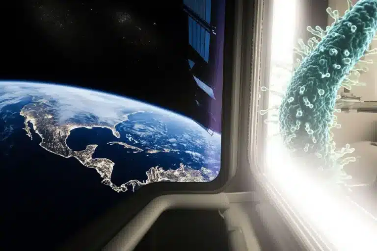 En bakterie som er ukjent på jorden, har utviklet seg på den kinesiske romstasjonen: Astronautene står overfor en situasjon som tatt rett ut av en science fiction-film.