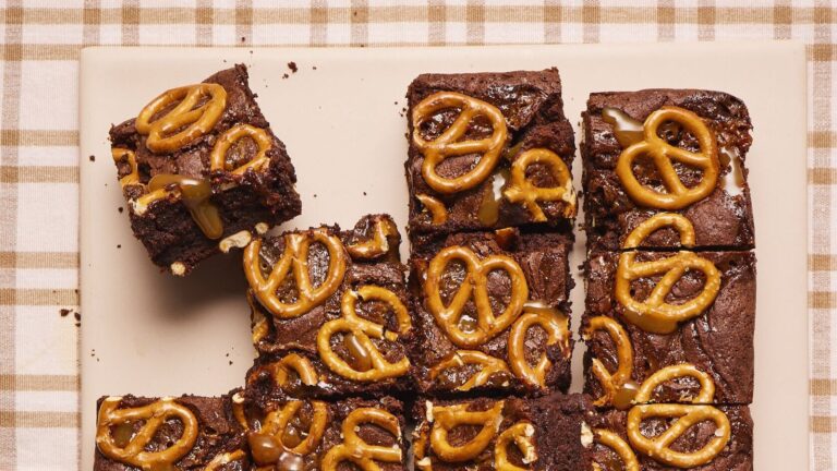 Jane Dunns saltede pretzel brownies