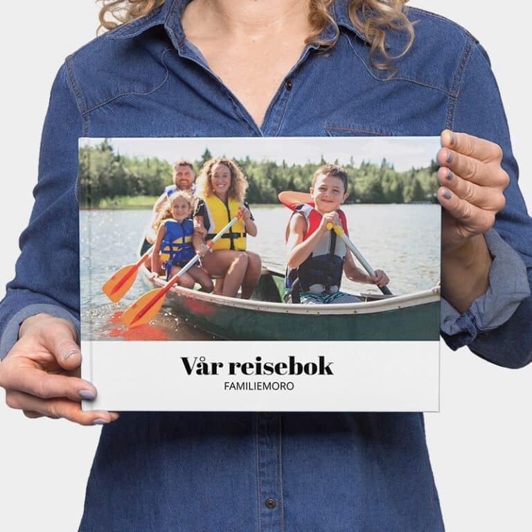 Lage en feriefotobok med dine beste sommerbilder