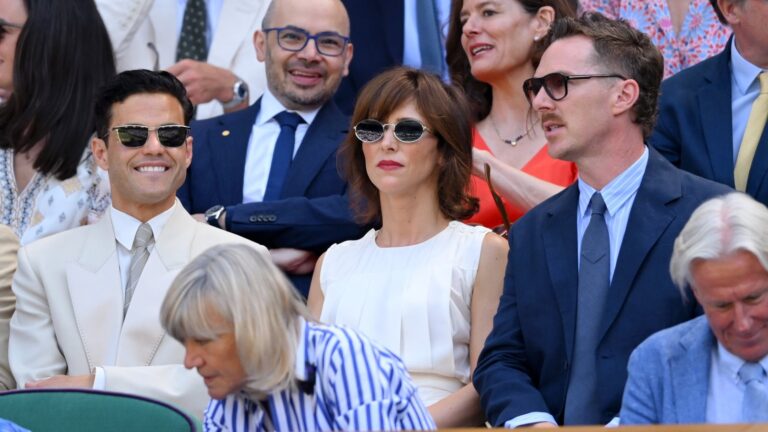 Rami Malek, Benedict Cumberbatch og Anna Wintour deltar pÃ¥ Wimbledon