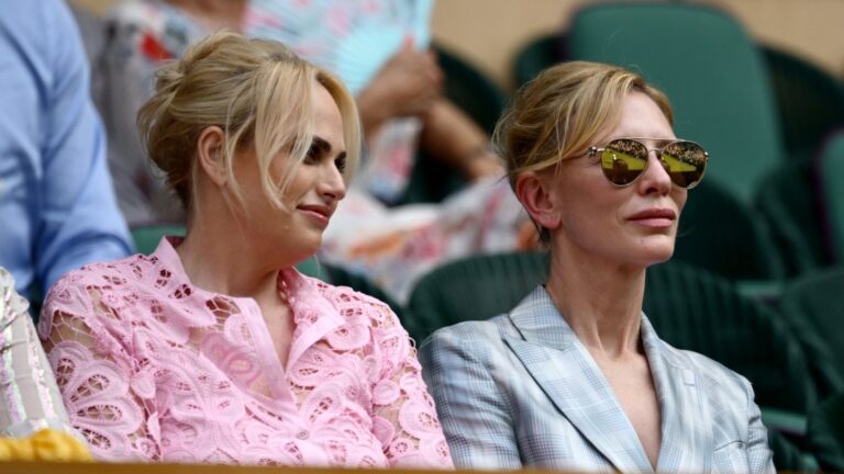 Rebel Wilson og Cate Blanchett blant stjerner i Royal Box pÃ¥ Wimbledon