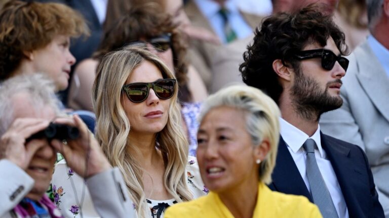 Sienna Miller og Katherine Jenkins deltar pÃ¥ Day Nine of Wimbledon