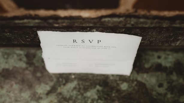 RSVP bryllupsinvitasjon