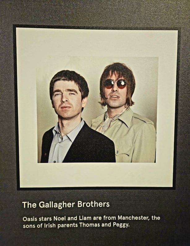Skudd av utstilling fra Epic Oasis Tour i Dublin 