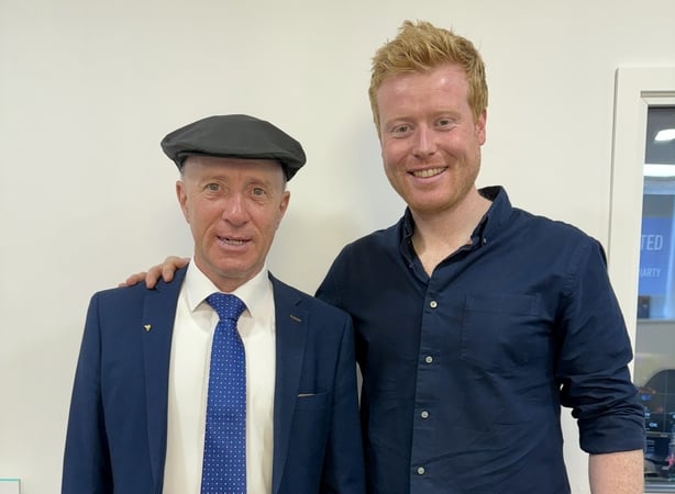Michael Healy-Rae og Mark Moriarty