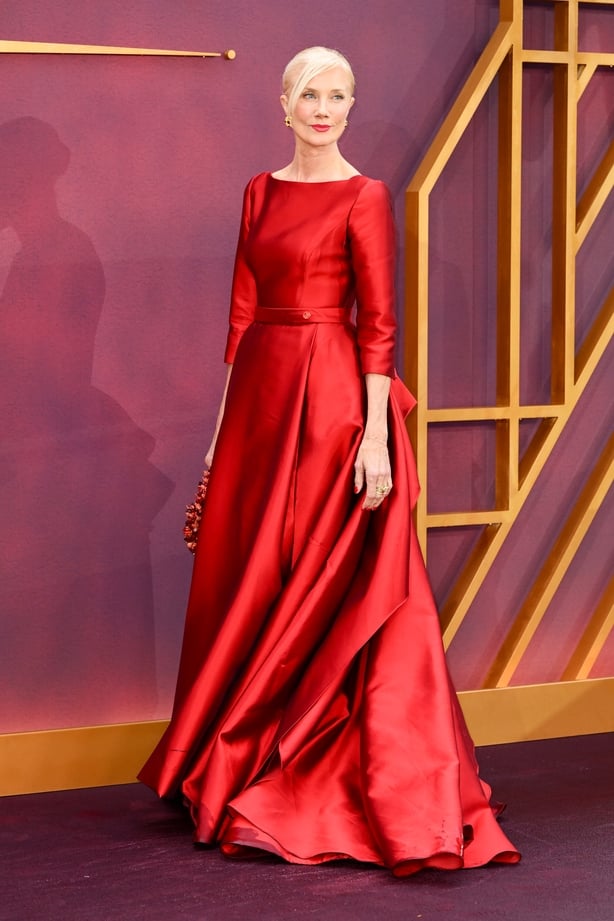 Joely Richardson pÃ¥ Downton Abbey: Grand Finale London -premieren som ble holdt pÃ¥ Odeon Luxe Leicester Square 3. september 2025