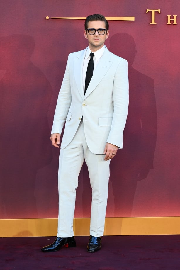 Allen Leech pÃ¥ Downton Abbey: Grand Finale London -premieren som ble holdt pÃ¥ Odeon Luxe Leicester Square 3. september 2025