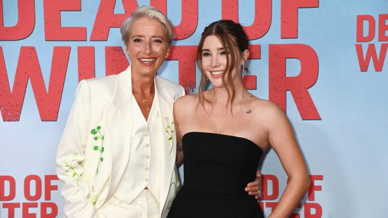Emma Thompsons datter var 'veldig spent' for dem Ã¥ spille i film sammen