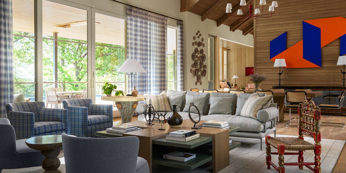 Dette hjemmet med åpent konsept i Texas-landskapet er et moderne tilfluktssted for både familie og gjester