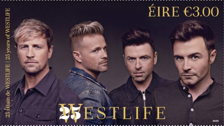 Et innlegg for Ã¥ hedre Westlife med nasjonalt frimerkespÃ¸rsmÃ¥l