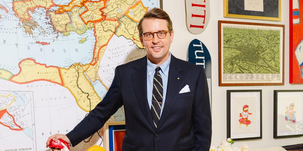 Rowing Blazers -grunnlegger Jack Carlsons NYC -leilighet er overraskende 90 -tallet kodet