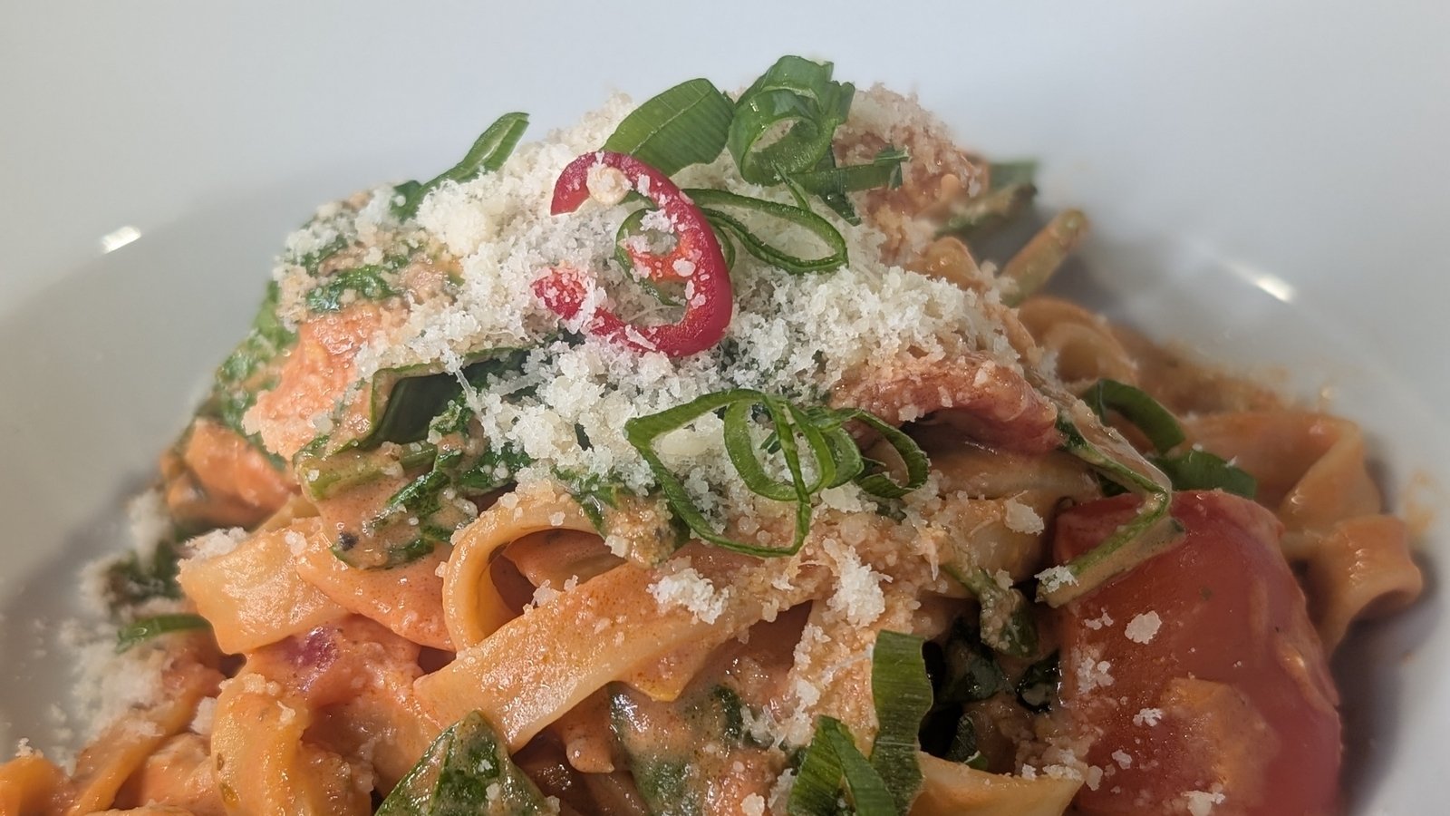 Trisha's Tuscan Style Chicken Alfredo: I dag