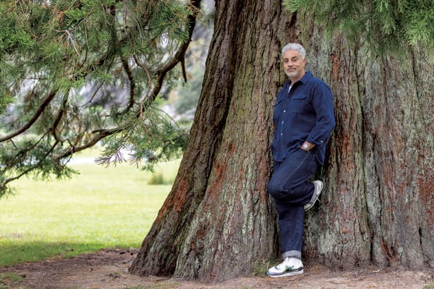 Baz Ashmawy lener seg mot et tre
