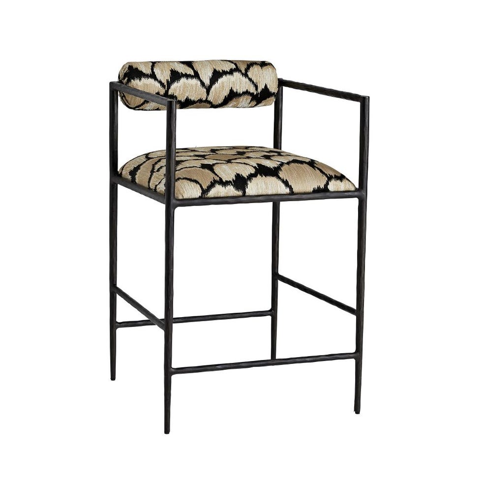 Barbana Counter Stool Ocelot -broderi Barbana Counter Stool Ocelot -broderi