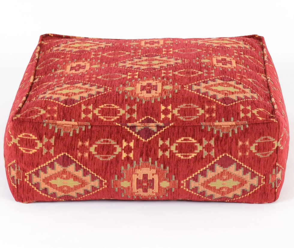 Mønstret gulvpute dekke Mønstret gulvpute dekke